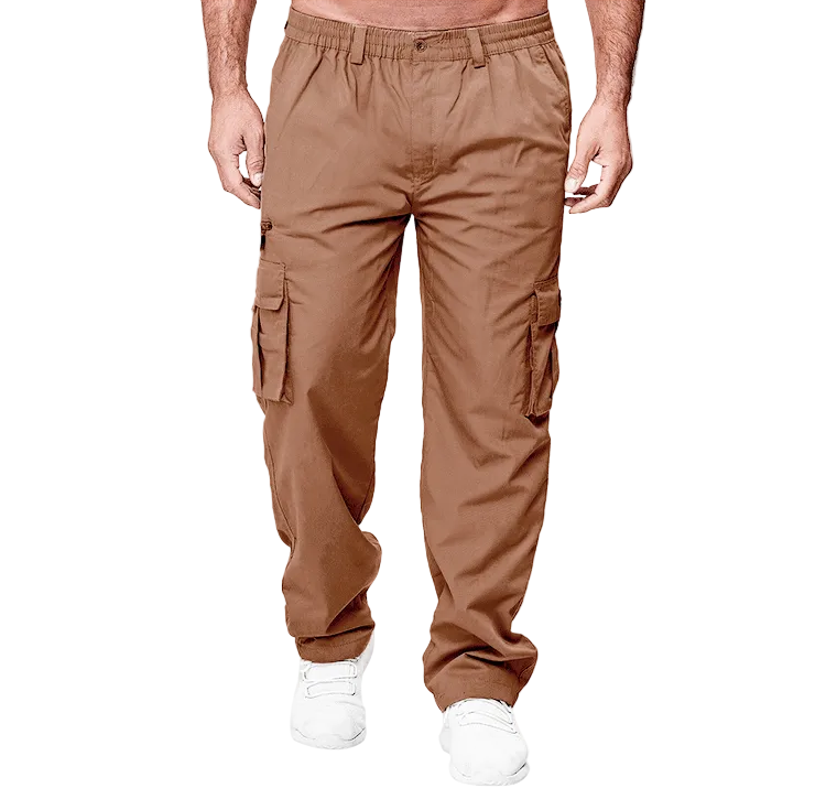The Department Multi-Pocket Straight Cargo Slacks