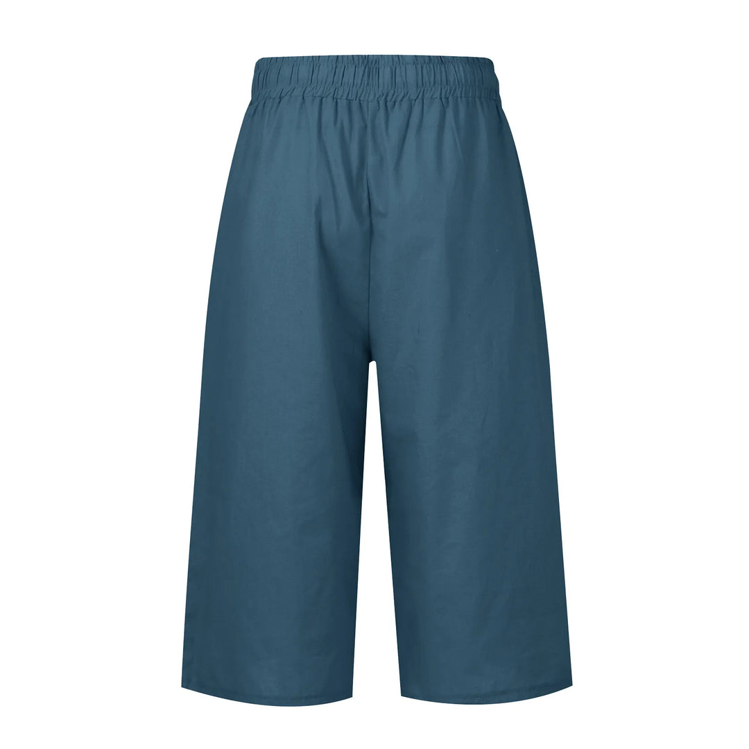 Blue pants on a white background