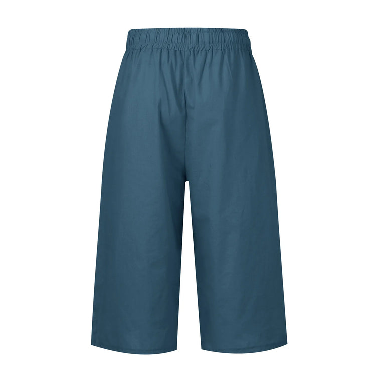 Blue pants on a white background
